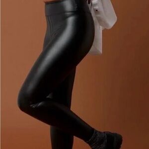 Aerie faux Black Leather Leggings